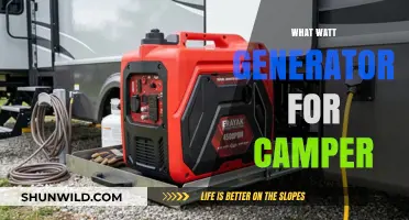 Choosing the Right Watt Generator for Your Camper: A Comprehensive Guide