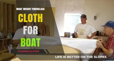 Choosing the Right Weight: Fiberglass Cloth for Your Boat