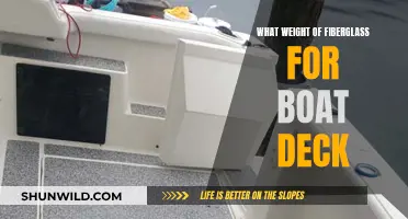 Choosing the Right Fiberglass Weight for Your Boat Deck