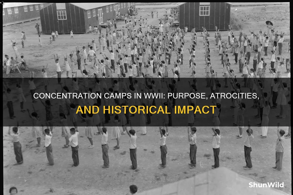 what were concentration camps used for in world war 2