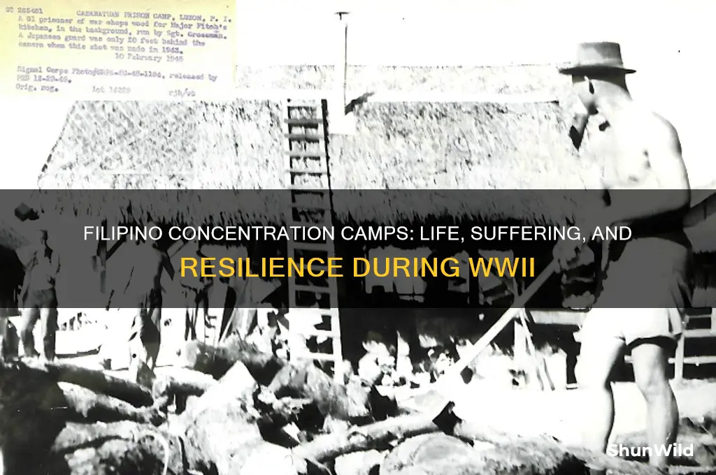 what were filipino concentration camps like