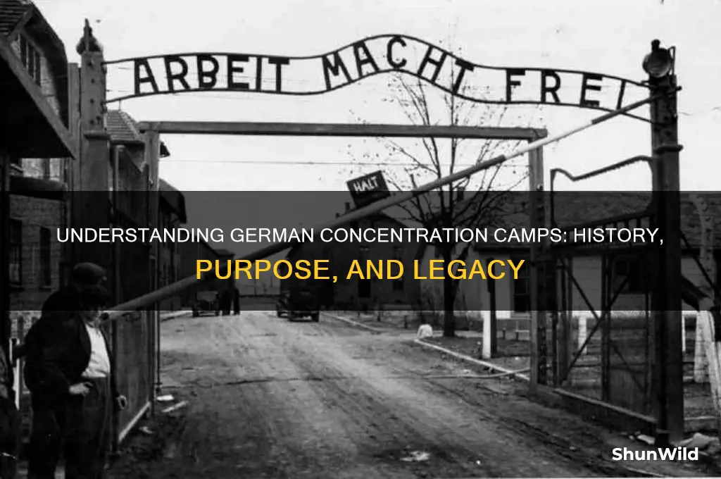 what were gernan concentration camps