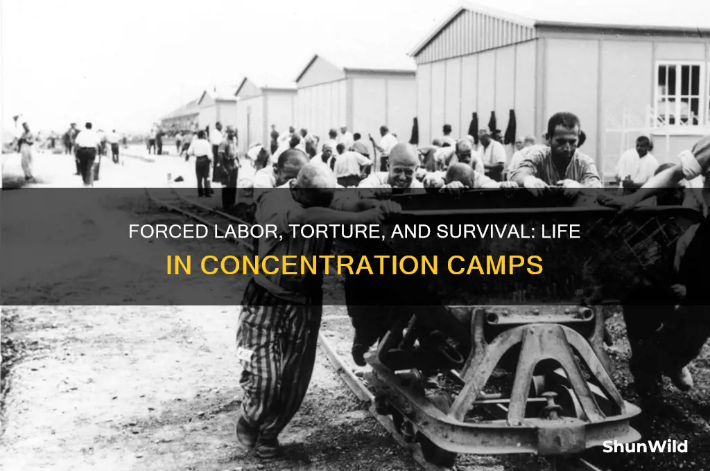 what were prisoners forced to do in concentration camps