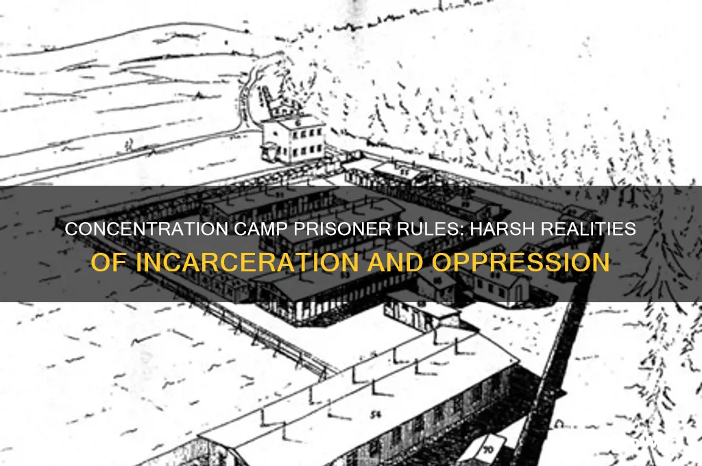 what were rules for prisoners at concentration camps
