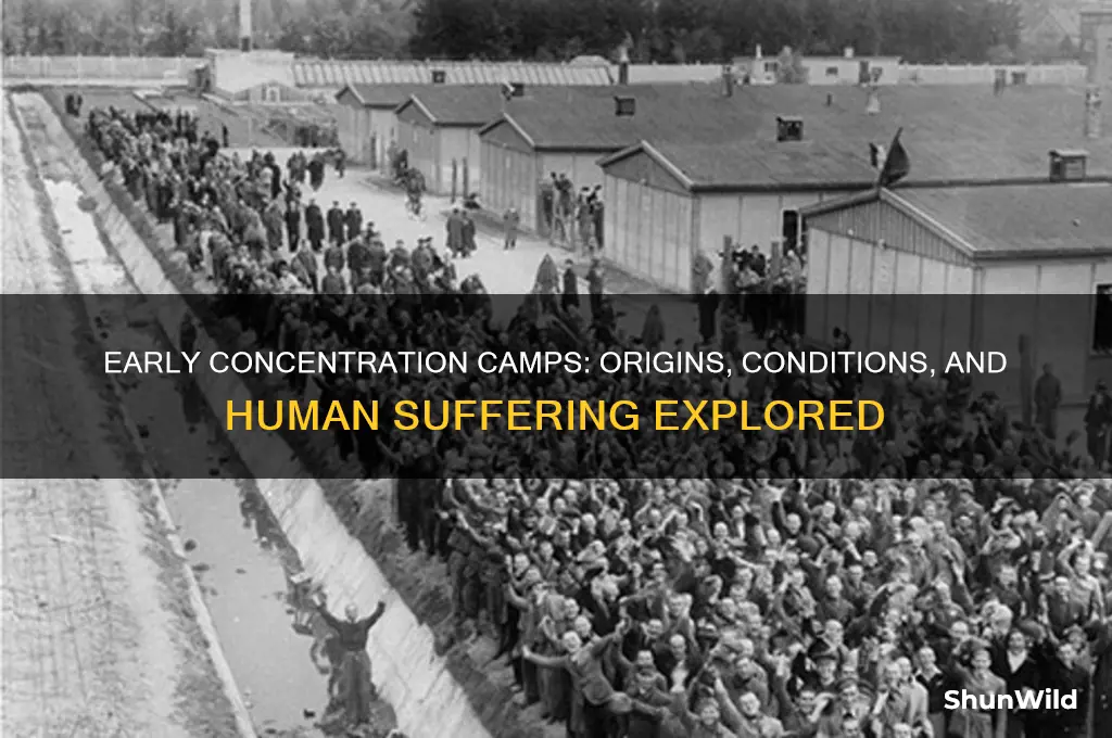 what were the first concentration camps like