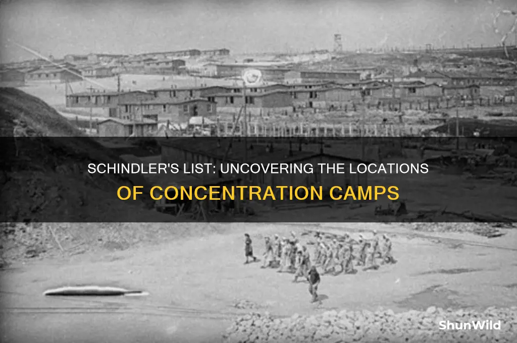 what where all the concentration camp on shindlers list