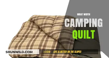 Choosing the Perfect Width for Your Camping Quilt: A Comprehensive Guide