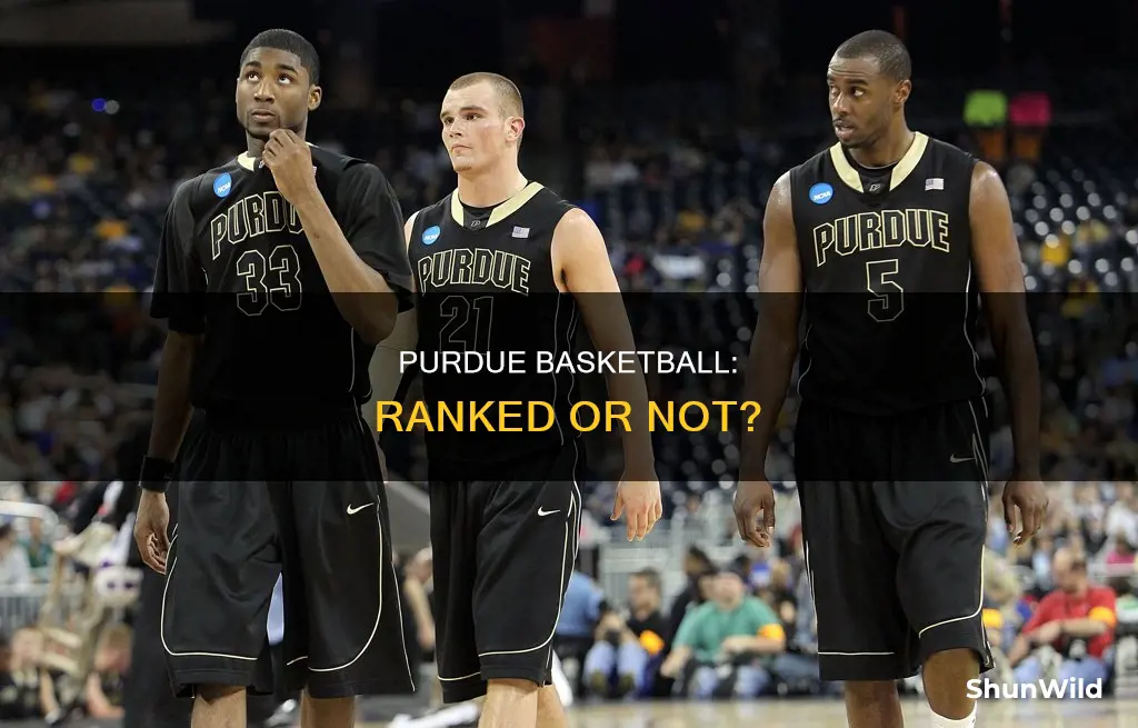 what will purdue basketball be ranked