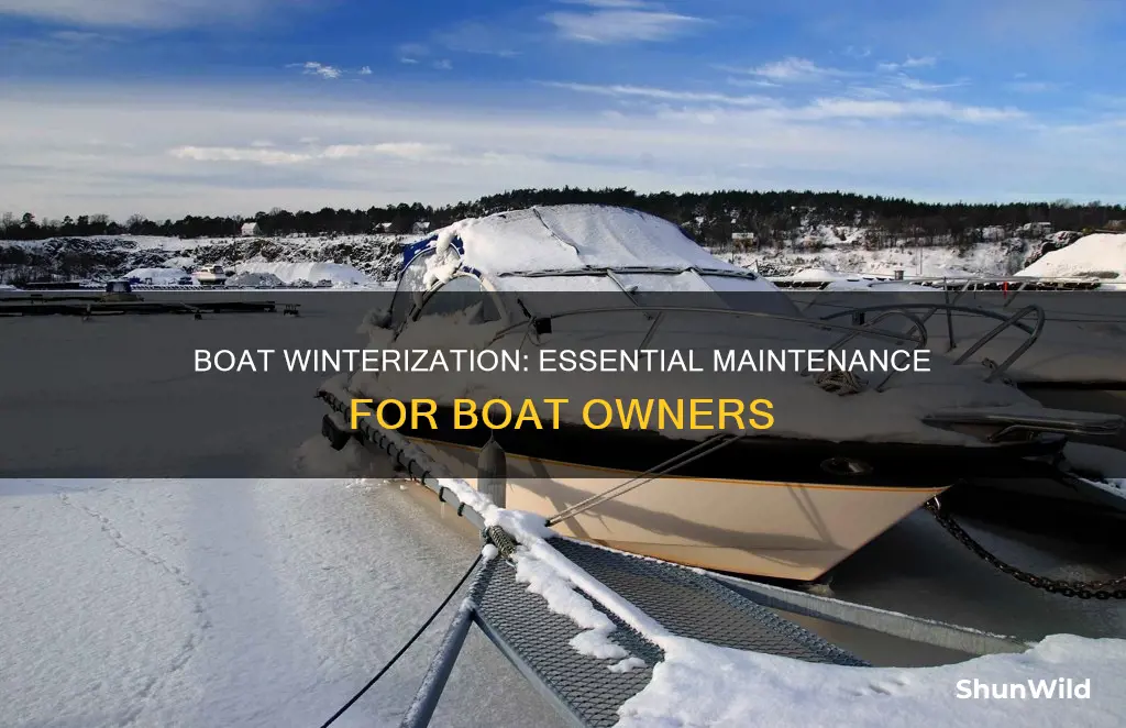 what work is do when you have your boat winterize