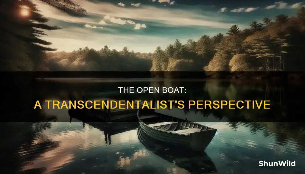 what would a trancendeltalsts thought abiut the open boat