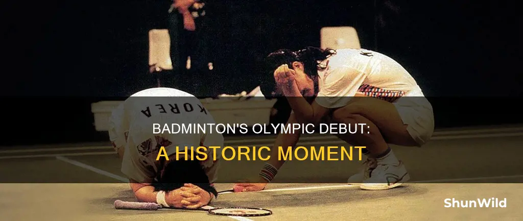 what year did badminton became an official olympic sport