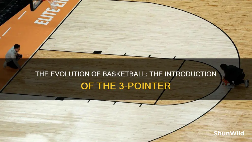 what year did basketball add the 3
