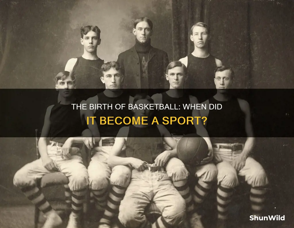 what year did basketball become an established sport
