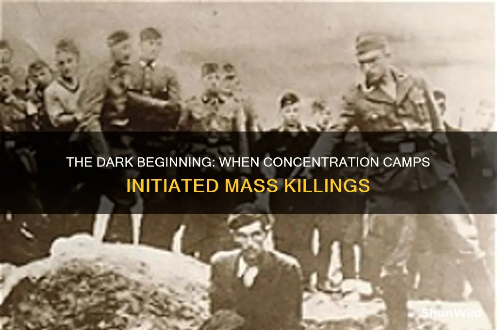 what year did concentration camps start mass killing