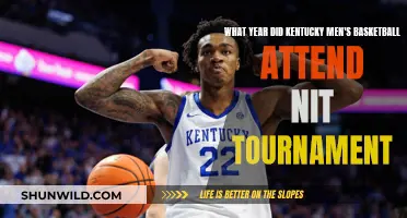 When Did Kentucky Men's Basketball Attend the NIT Tournament?