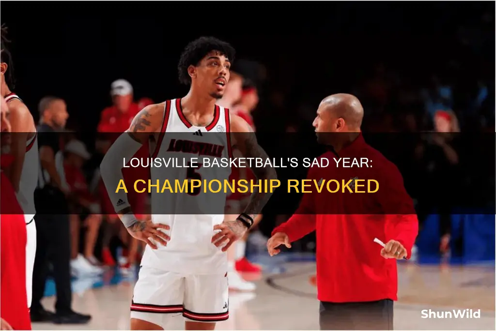 what year did louisville basketball have their championship taken away
