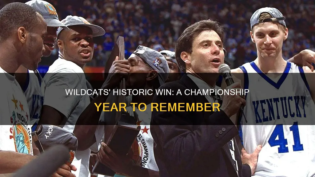 what year did the kentucky wildcats win national basketball champion