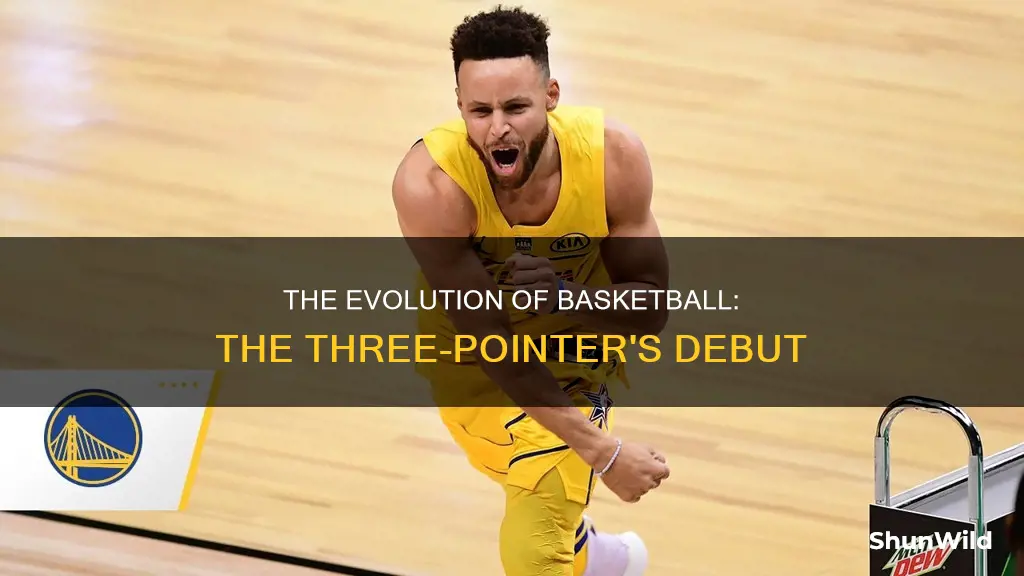 what year did the three pointer start in basketball