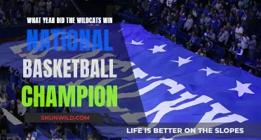 Wildcats' Historic National Basketball Championship Victory Year