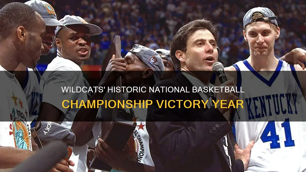 what year did the wildcats win national basketball champion