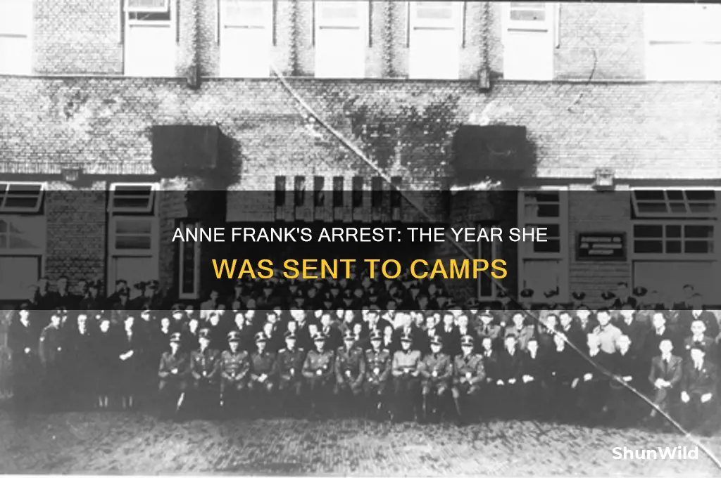 what year was anne frank taken to concentration camps