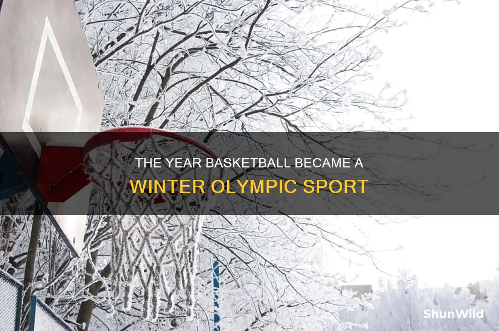 what year was basketball officially recognized as permanent winter sport