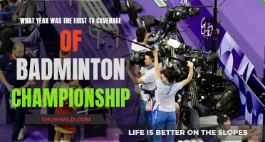Badminton's First TV Appearance: When and Where?