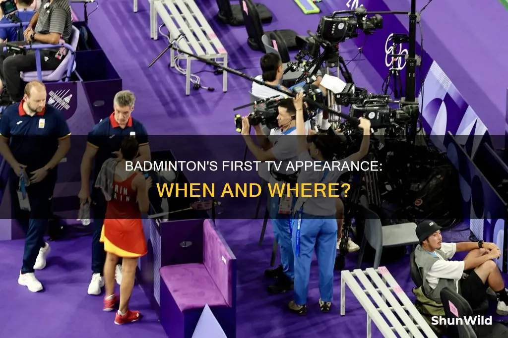 what year was the first tv coverage of badminton championship