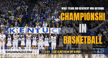 Kentucky's Basketball Glory: A Century of National Titles