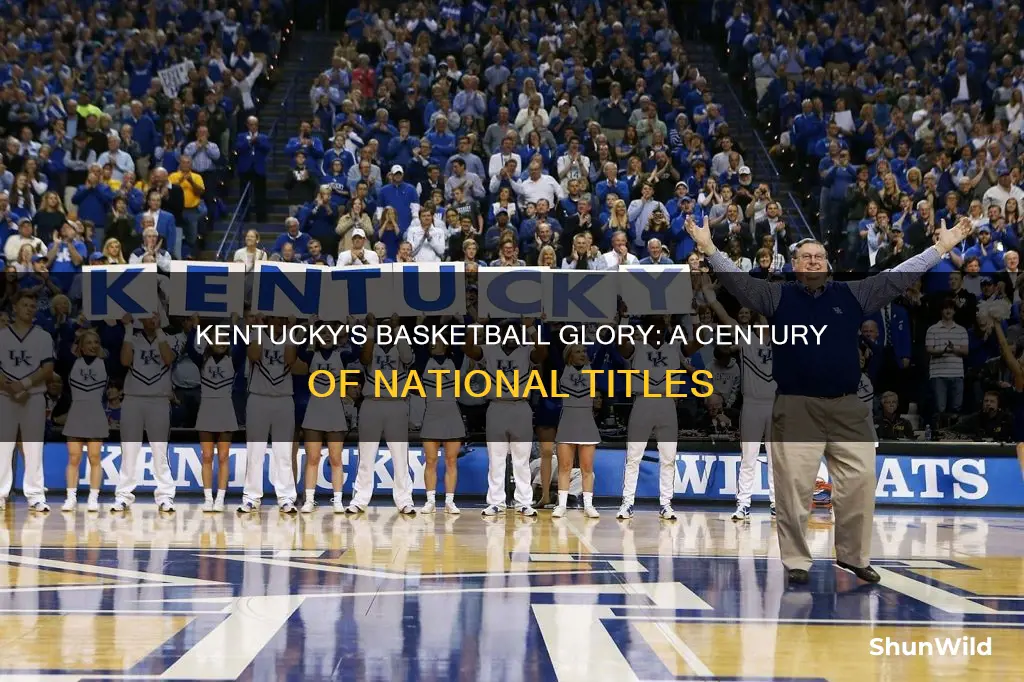 what years did kentucky win national championships in basketball