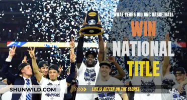UNC Basketball's Golden Years: National Title Wins
