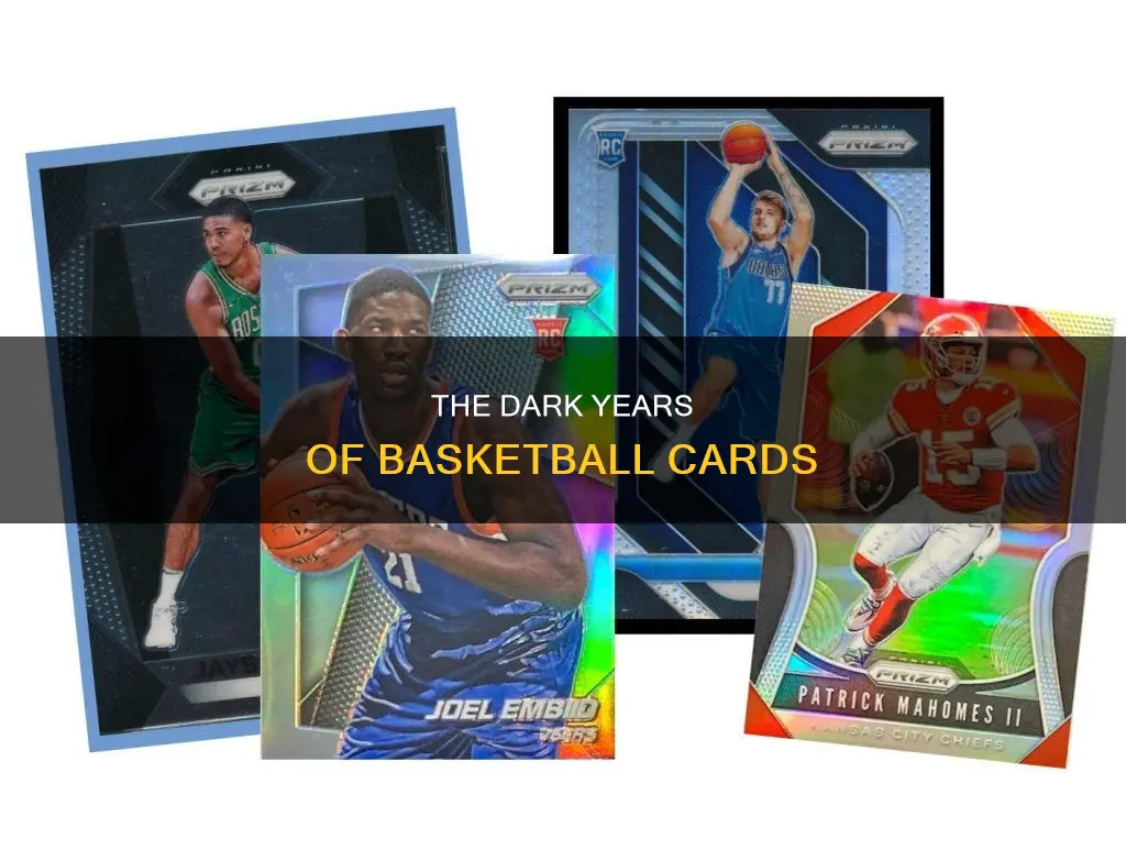 what years were basketball cards not made