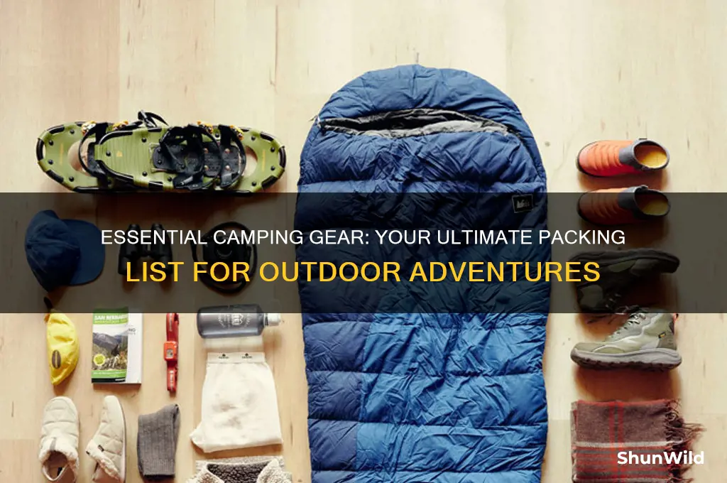 what you should bring camping