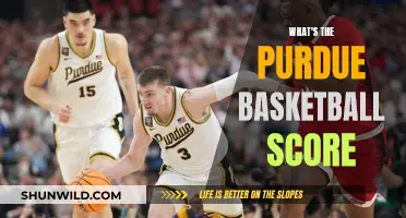 Purdue's Basketball Score: A Dynamic Display of Talent