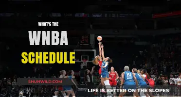 WNBA Schedule: Dates and Matchups
