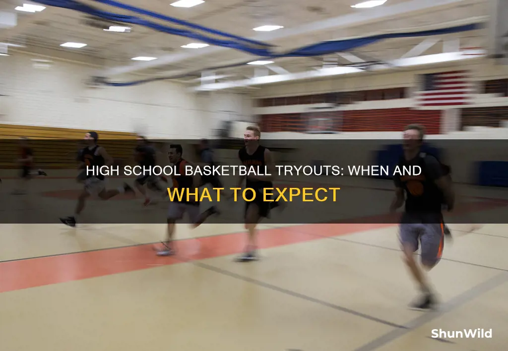 when are basketball tryouts in high school