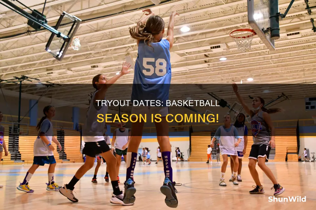 when are basketball tryouts