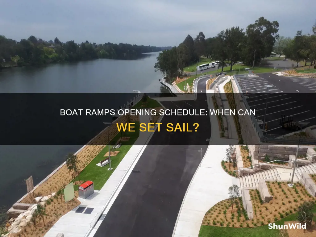 when are boat ramps going to open