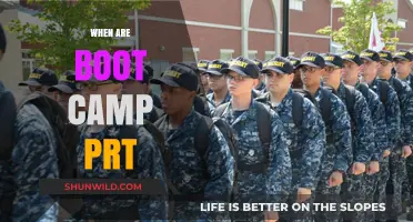 When Are Boot Camp Physical Readiness Tests Scheduled?
