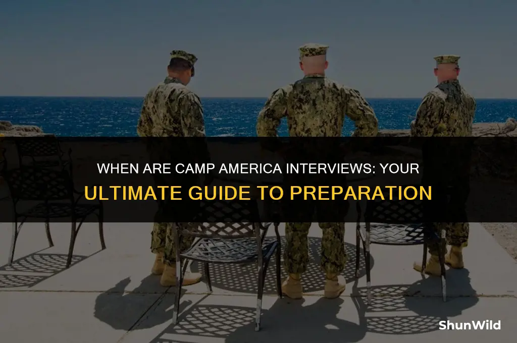 when are camp america interviews