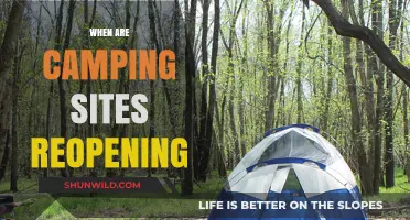 Tentative Dates: When Will Campsites Reopen for the Season?
