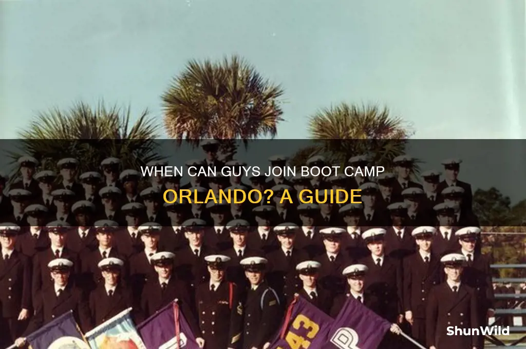 when are guys allowed at boot camp orlando