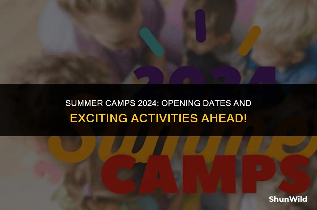 when are summer camps opening