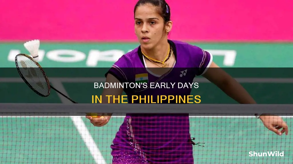 when badminton started in the philippines