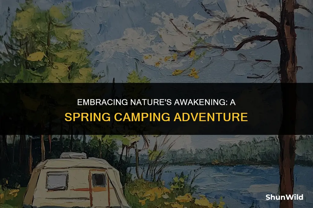 when camping in spring