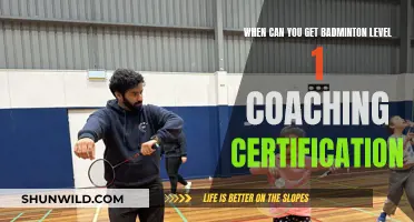 Badminton Coaching: Getting Your Level 1 Certification