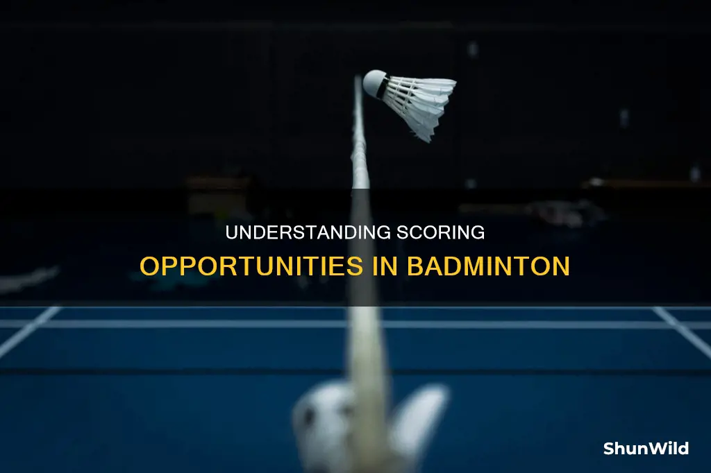 when can you score in badminton