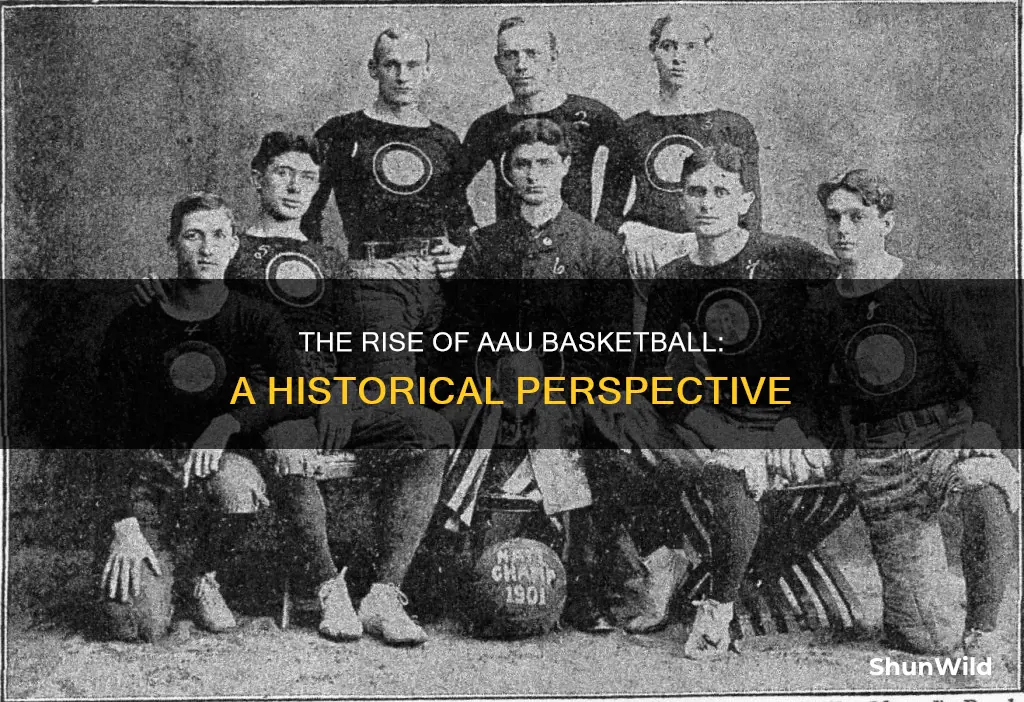 when did aau basketball become popular