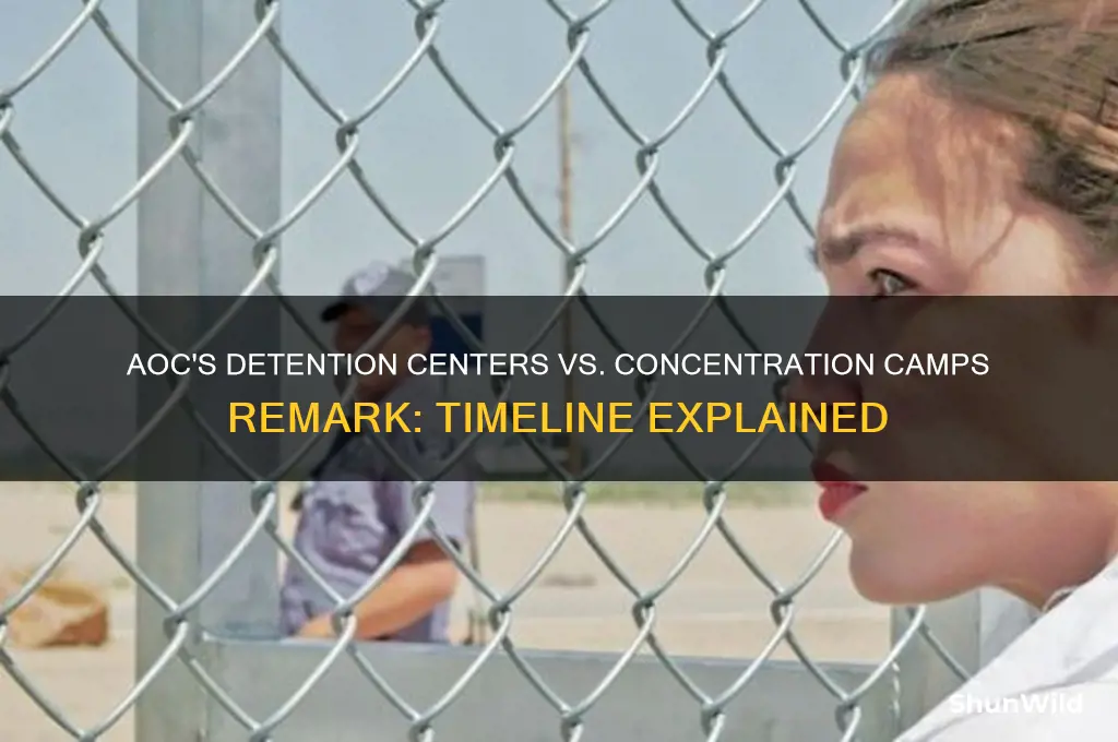 when did aoc compare detention centers to concentration camps