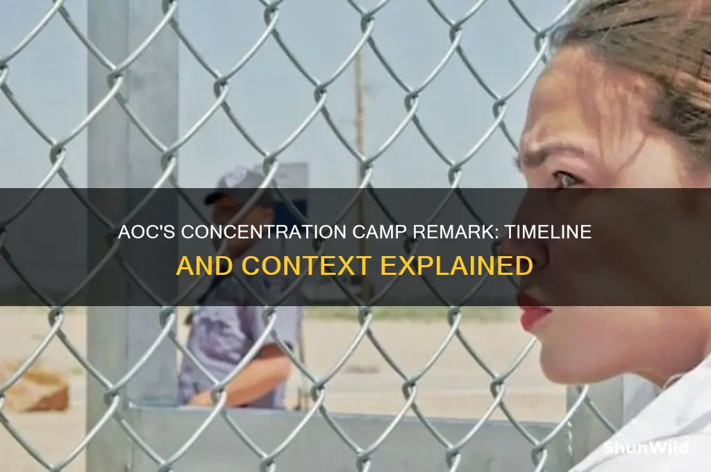 when did aoc make her concentration camp statement